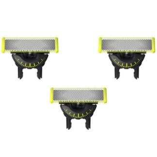 Cabezal de Reemplazo para Afeitadora Eléctrica Philips OneBlade/ Pack 3