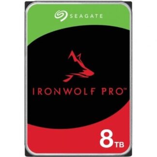 Disco Duro Seagate IronWolf Pro NAS ST8000NT001 8TB/ 3.5"/ SATA III/ 256MB