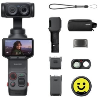 Cámara Digital Deportiva Insta360 Luna Ultra Pack Creador/ 4K/ Ángulo de visión 360º/ Negra