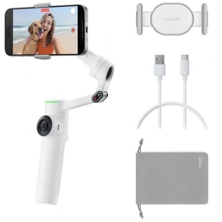 Gimbal palo selfie Insta360 Flow 2 Pro/ Blanco - Imagen 5
