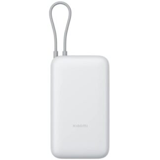Powerbank 20000mAh Xiaomi Power Bank Integrated Cable/ 22.5W/ Blanco/ Incluye Cable USB Tipo-C
