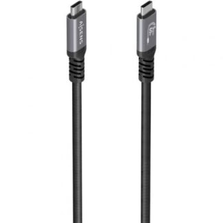 Cable USB 3.2 Tipo-C Aisens  A107-0991/ USB Tipo-C Macho - USB Tipo-C Macho/ Hasta 60W/ 5Gbps/ 7m/ Negro