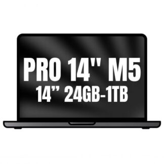 Apple Macbook Pro 14"/ M5 Pro 15-Core CPU/ 24GB/ 1TB SSD/ 16-Core GPU/ Negro Espacial