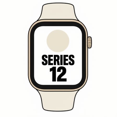 Apple Watch Series 12/ GPS/ 46mm/ Dorado Claro/ Correa Deportiva Arena (S/M)