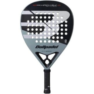 Pala de Pádel Bullpadel Hack 04 Junior 2026 (Paquito Navarro)/ Negra y Gris