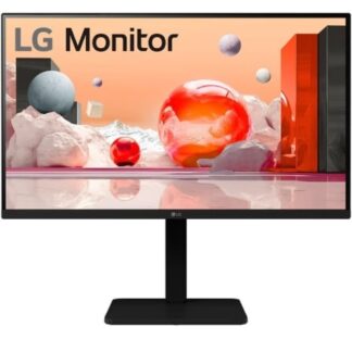 Monitor Profesional LG 24BA560-T 24"/ Full HD/ Multimedia/ Regulable en altura/ Negro