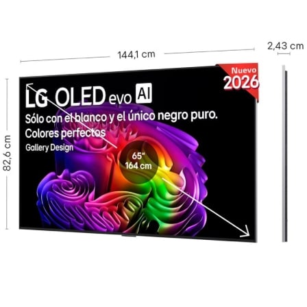 Televisor LG OLED Evo AI G6 OLED65G68LW 65"/ Ultra HD 4K/ Smart TV/ WiFi - Imagen 3
