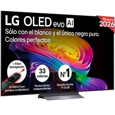 Televisor LG OLED evo AI C6 OLED77C66LB 77"/ Ultra HD 4K/ Smart TV/ WiFi - Imagen 2