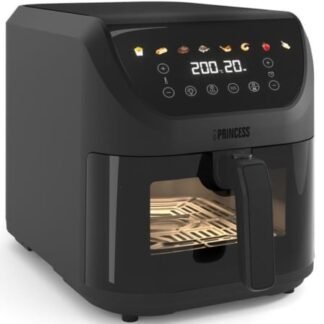 Freidora por Aire Airfryer / Sin Aceite Princess SlimFry 182476/ 2000W/ Capacidad 8L
