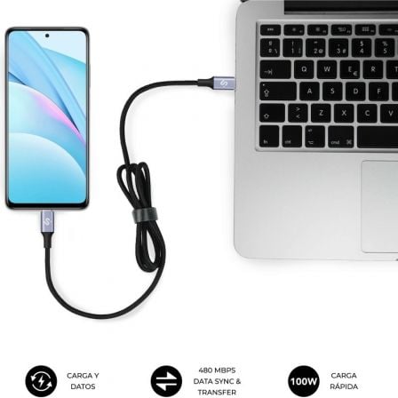 Cable USB 2.0 Tipo-C Subblim Plus/ USB Tipo-C Macho - USB Tipo-C Macho/ Hasta 100W/ 480Mbps/ 2m/ Negro - Imagen 4