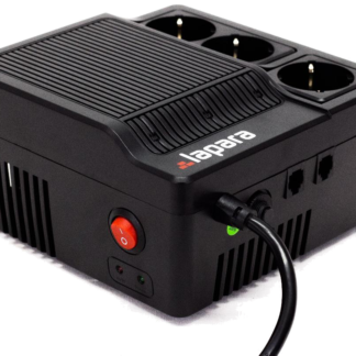 Regulador de tensión 1200 VA / 720 W · AVR · 3 x Schuko · Lapara