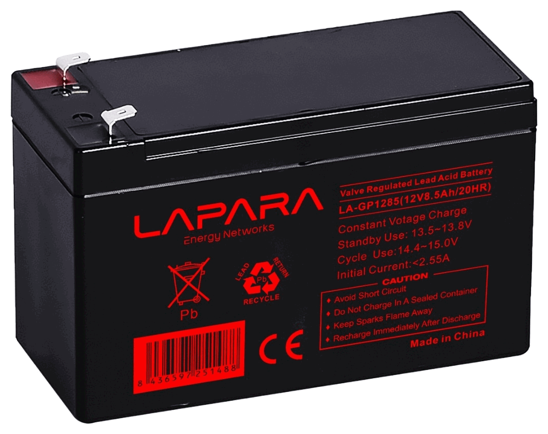 Batería AGM · 12 V · 8,5 Ah Lapara Energy