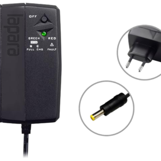 SAI DC · 12 VDC / 25 W · Batería de litio 2600 mAh · Lapara