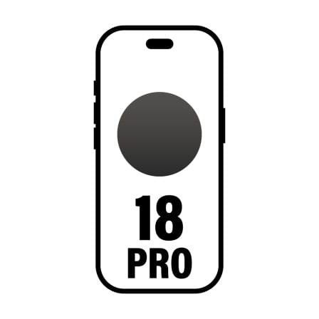 Smartphone Apple iPhone 18 Pro 2TB/ 6.3"/ 5G/ Negro