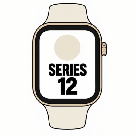 Apple Watch Series 12/ GPS/ 42mm/ Dorado Claro/ Correa Deportiva Arena (S/M)