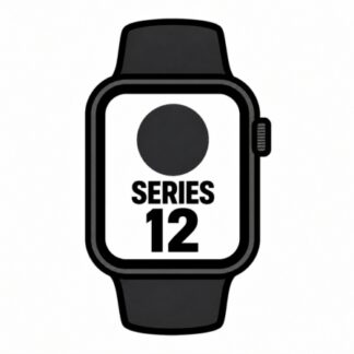 Apple Watch Series 12/ GPS/ Cellular/ 46mm/ Negro/ Correa Deportiva Negra (S/M)
