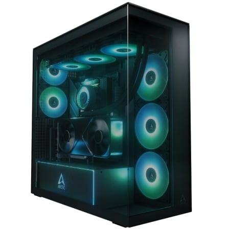 Caja Gaming Torre Arctic Xtender VG Black (Cristal tintado)