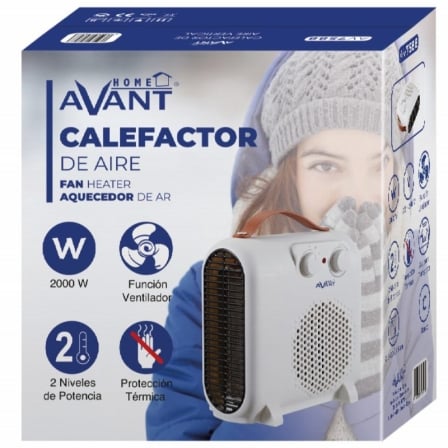 Calefactor Avant AV7588/ 2000W/ Termostato Regulable - Imagen 4
