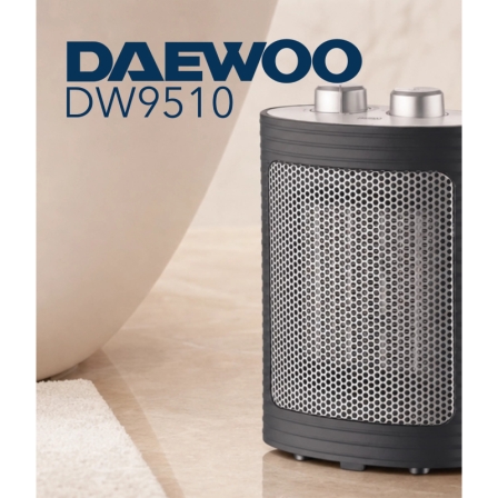 Calefactor Daewoo DW9510/ 1500W/ Termostato Regulable - Imagen 3