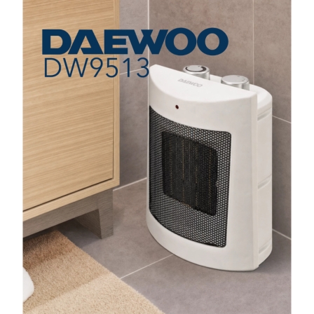 Calefactor Daewoo DW9513/ 1800W/ Termostato Regulable - Imagen 3