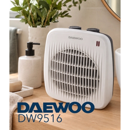 Calefactor / Termoventilador Daewoo DW9516/ 2000W/ Termostato Regulable - Imagen 2