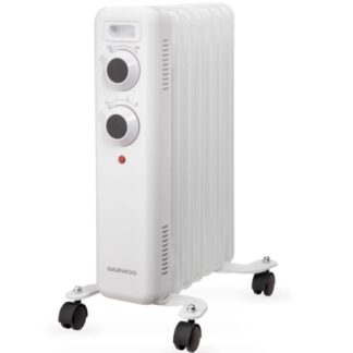 Radiador de Aceite Daewoo DW9502/ 3 Potencias/ 600-900-1500W/ 7 Elementos