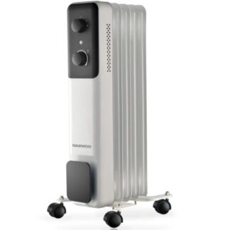 Radiador de Aceite Daewoo DW9504/ 3 Potencias/ 400-600-1000W/ 5 Elementos