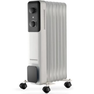 Radiador de Aceite Daewoo DW9505/ 3 Potencias/ 600-900-1200W/ 7 Elementos