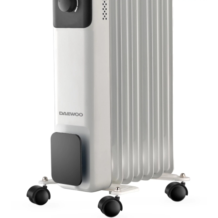 Radiador de Aceite Daewoo DW9505/ 3 Potencias/ 600-900-1200W/ 7 Elementos - Imagen 3