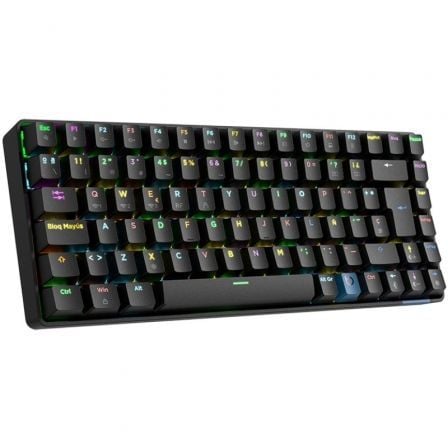 Teclado Gaming Mecánico Inalámbrico Hiditec GM1K/ Hot-Swap switch Gateron Brown - Imagen 3