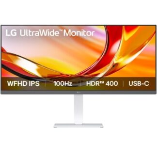 Monitor Profesional Ultrapanorámico LG 34BF550B-W 34"/ WFHD/ Multimedia/ Regulable en altura/ Blanco