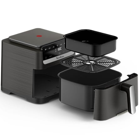 Freidora por Aire Airfryer / Sin Aceite Moulinex EZ866H/ 2020W/ Capacidad 7.5L - Imagen 3