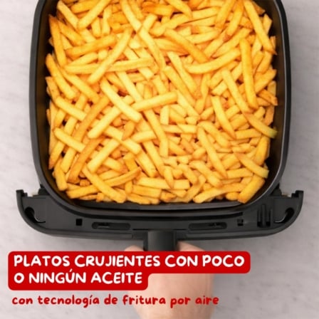 Freidora por Aire Airfryer / Sin Aceite Moulinex EZ866H/ 2020W/ Capacidad 7.5L - Imagen 5