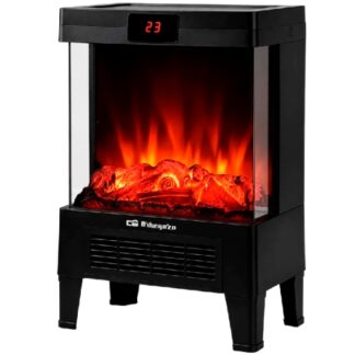 Chimenea Eléctrica Orbegozo CM 9030/ 2 niveles de potencia/ 1000W-1800W