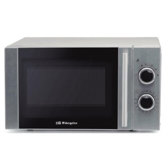 Microondas Orbegozo MI 2080/ 700W/ Capacidad 20L/ Plata