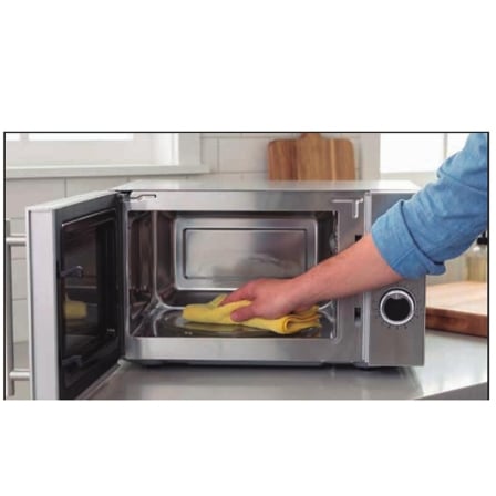 Microondas Orbegozo MI 2080/ 700W/ Capacidad 20L/ Plata - Imagen 2