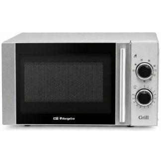 Microondas Orbegozo MIG 2082/ 700W/ Capacidad 20L/ Función Grill/ Gris