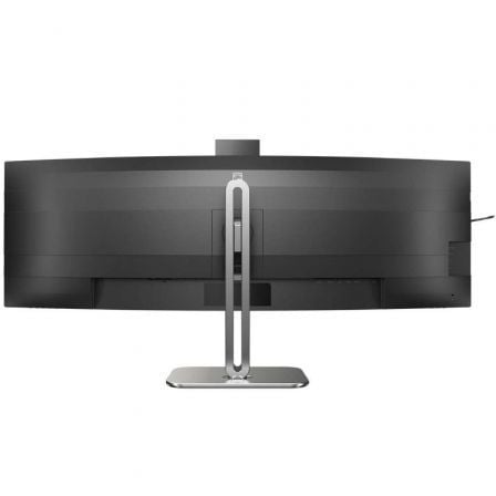 Monitor Profesional Ultraparonámico Curvo Philips 49B2U5900CH 48.8"/ Dual QHD/ Webcam/ Multimedia/ Regulable en altura/ Plata y Negro - Imagen 5