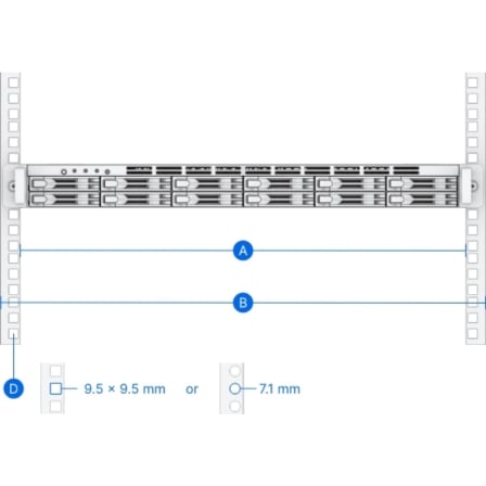 Kit de Railes deslizantes Synology RKS-04/ para Modelos de Servidores Synology - Imagen 2