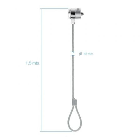 Cable de Seguridad para Portátiles TooQ TQCLKC0025/ 1.5m - Imagen 3