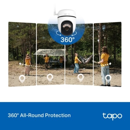 Cámara de Videovigilancia TP-Link Tapo TC90G KIT/ Visión Nocturna/ Control desde APP/ Incluye Panel Solar - Imagen 4
