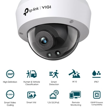 Cámara de Videovigilancia TP-Link VIGI C230I 2.8mm/ 117.9°/ Visión Nocturna/ Control desde APP - Imagen 2