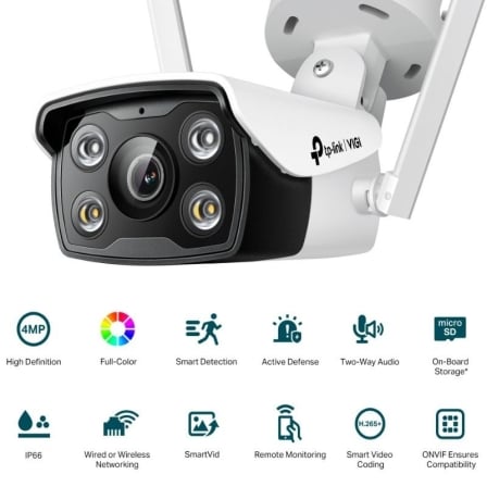 Cámara de Videovigilancia TP-Link VIGI C340-W/ 90º/ Visión Nocturna/ Control desde APP - Imagen 2