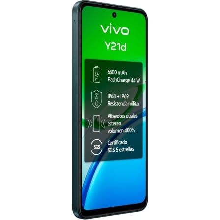 Smartphone Vivo Y21D 6GB/ 256GB/ 6.68"/ Verde - Imagen 3